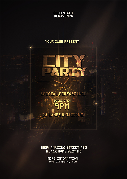 How To Create A City Party Poster In Photoshop