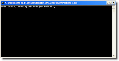 Contoh Hasil Eksekusi Program