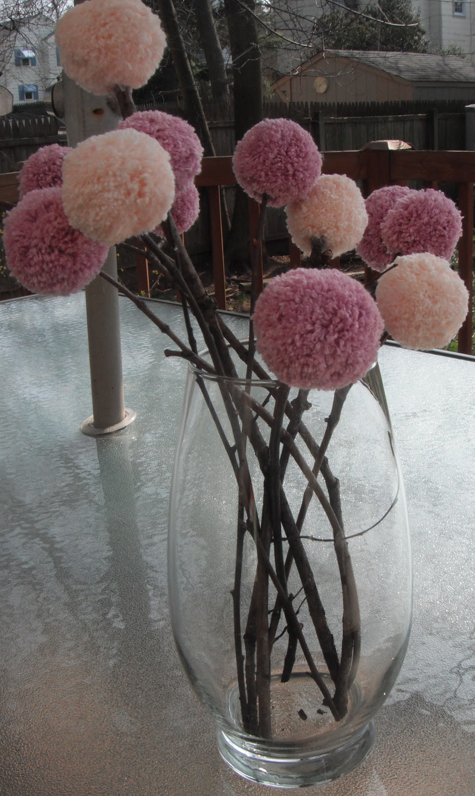 cherishables Spring Pom Pom Centerpiece