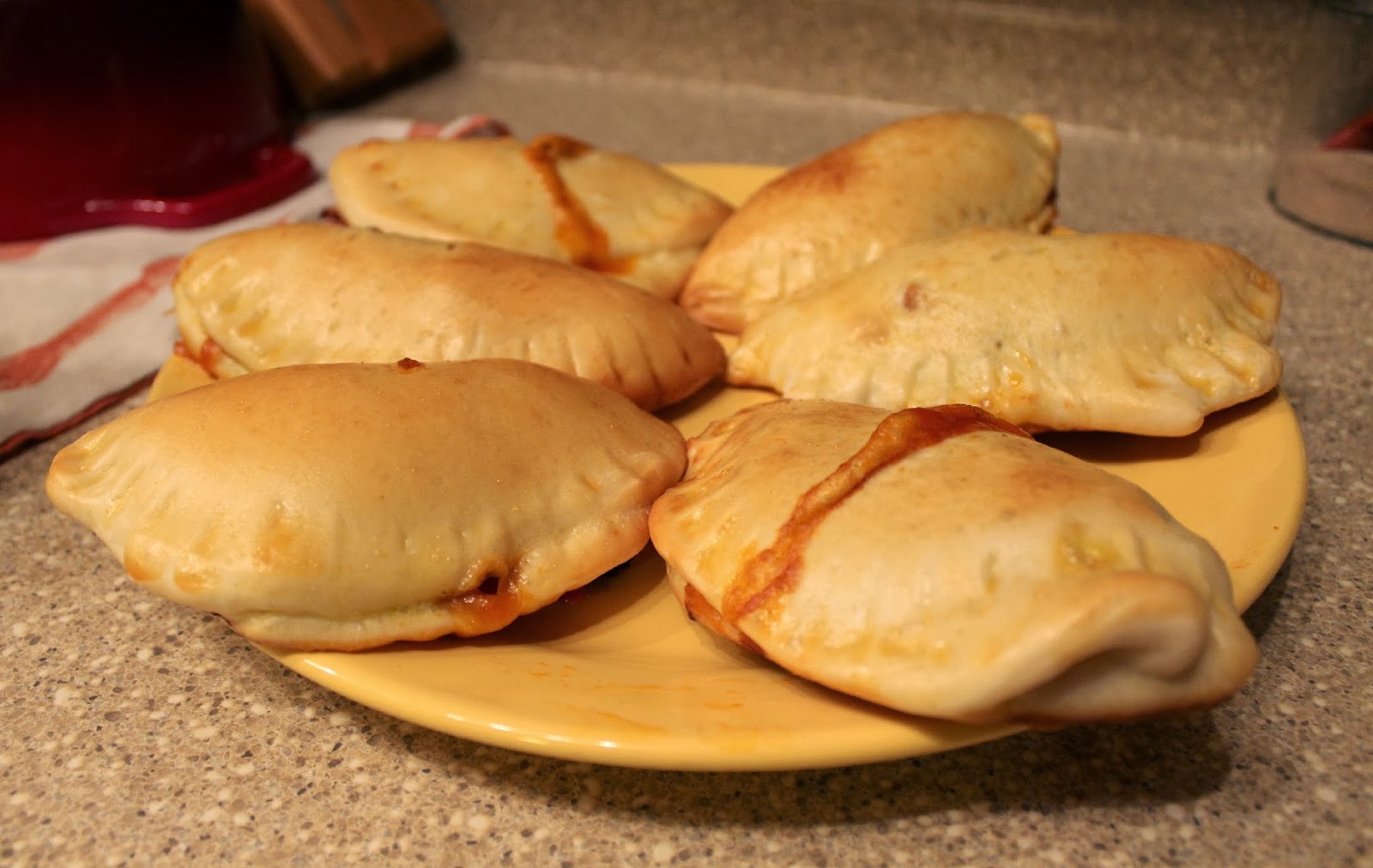 Vegetarian Pizza Pockets & Sore Throat Remedy