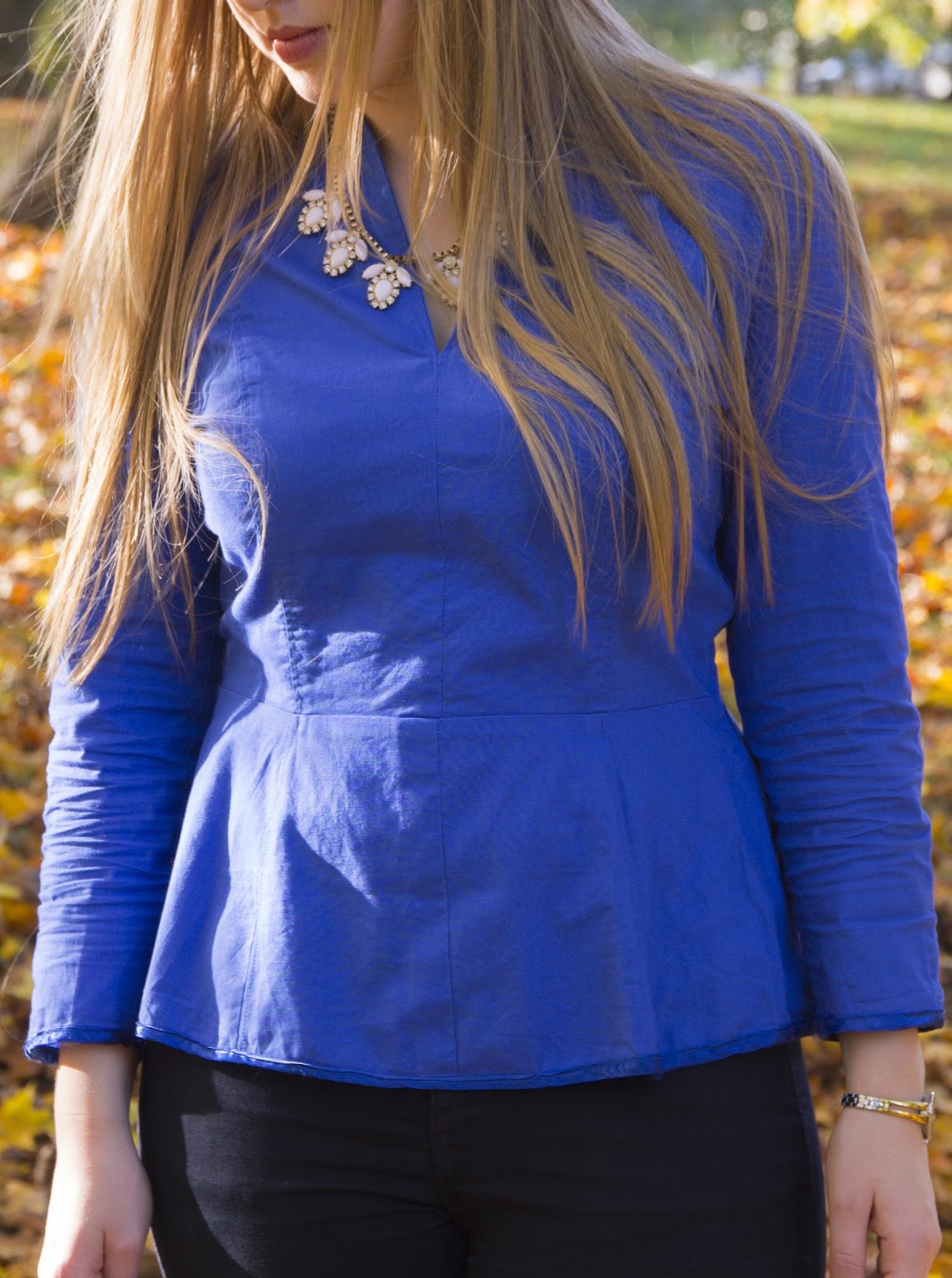 Peplumbluse La Gazelle Rose