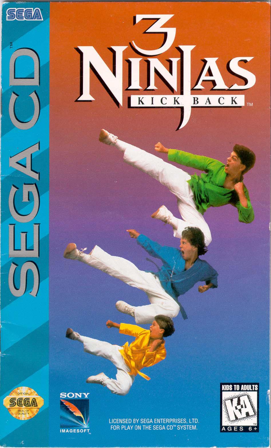 Sega CD Cheat Patches: 3 Ninjas Kick Back