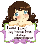 6 x Crafty Sentiments Winner