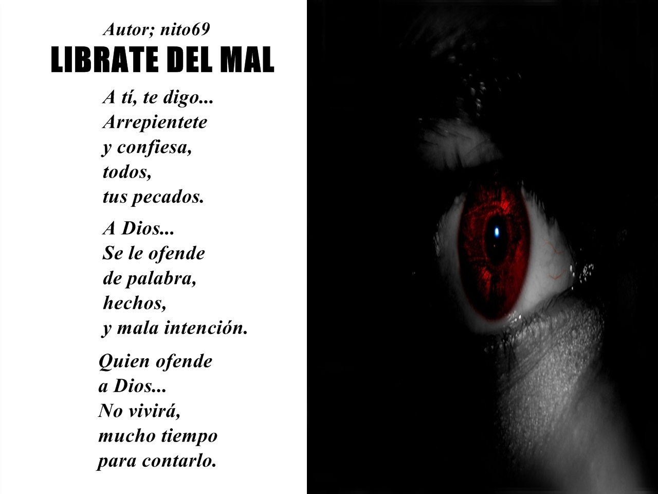 LIBRATE DEL MAL