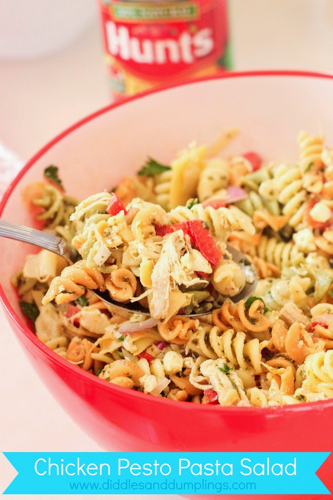 Diddles and Dumplings Easy Summer RecipesChicken Pesto Pasta Salad