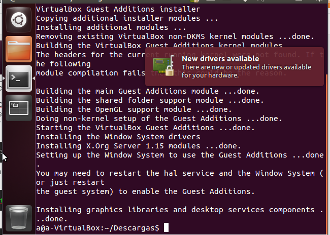 Instalar Guest Additions para Ubuntu instalado en VirtualBox