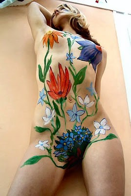 body painting women
