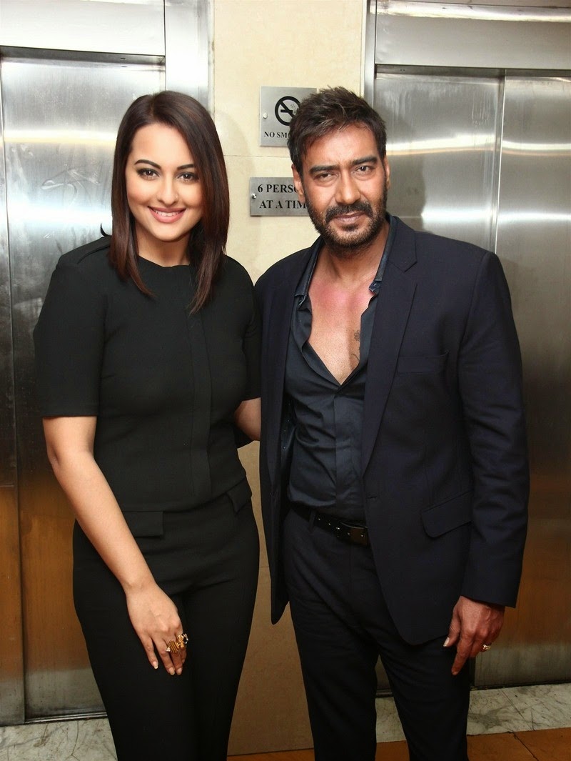 Ajay Devgan & Sonakshi Sinha Couple HD Wallpapers Free Download