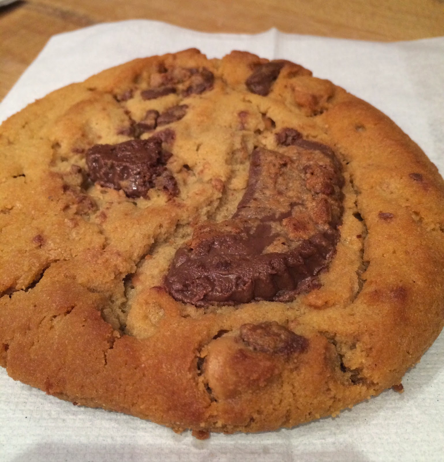 Deluxe Chocolate Peanut Butter Cup Cookie From Insomnia Cookies