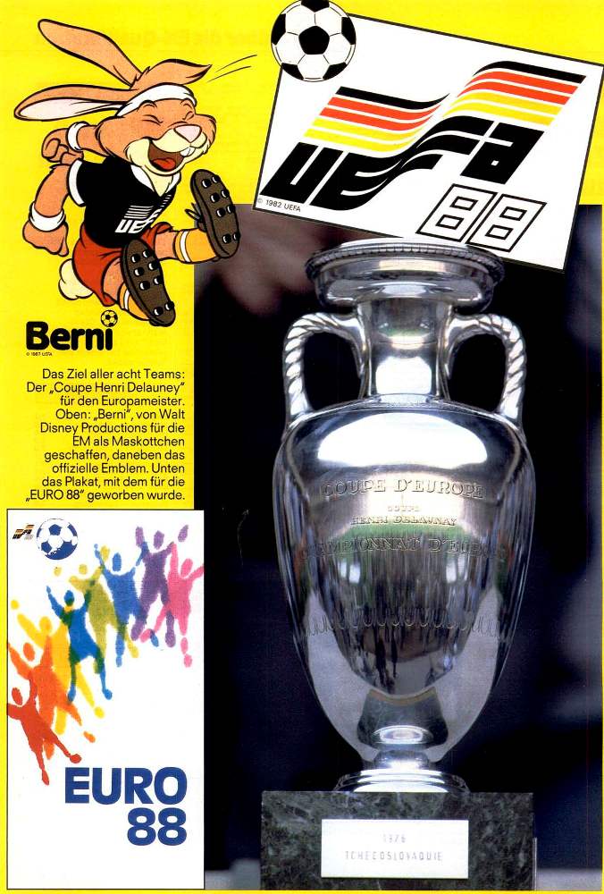 Ceret Sports Euro Cup 1988 Group B England USSR