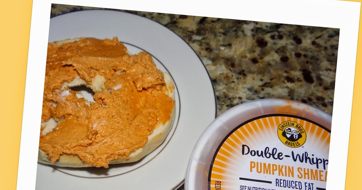 Weekday Chef Einstein Bagels has PUMPKIN SHMEAR!