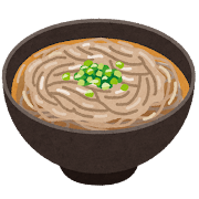 蕎麦・かけそばのイラスト