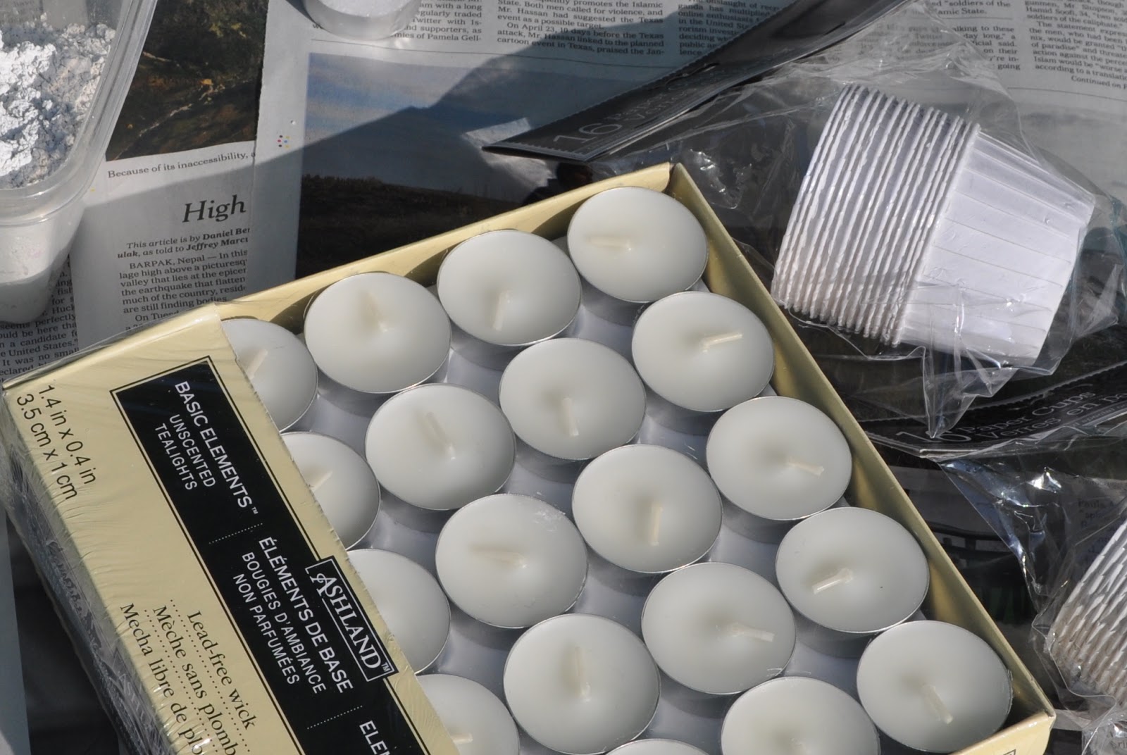 Art with Kids Make your own Votive Candle Holders