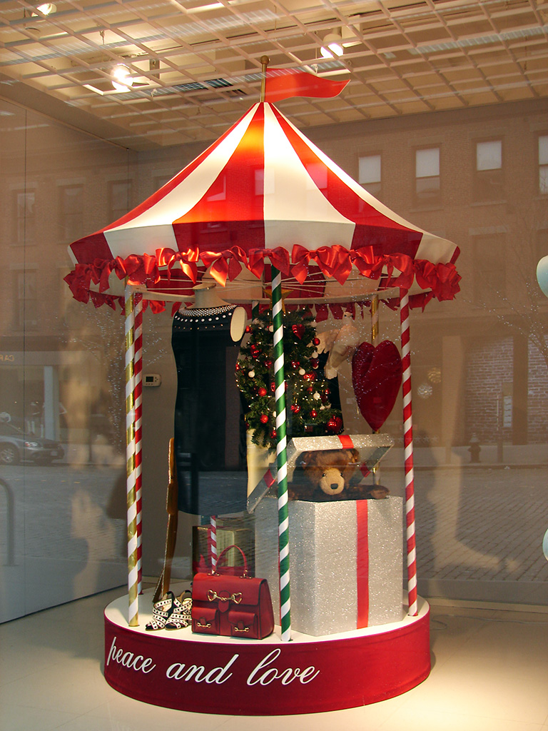 Beautiful Window Displays! Moschino Holiday Window Display