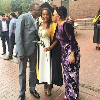 Femi Otedola's Daughter, Dj Cuppy Graduates from King's College, London