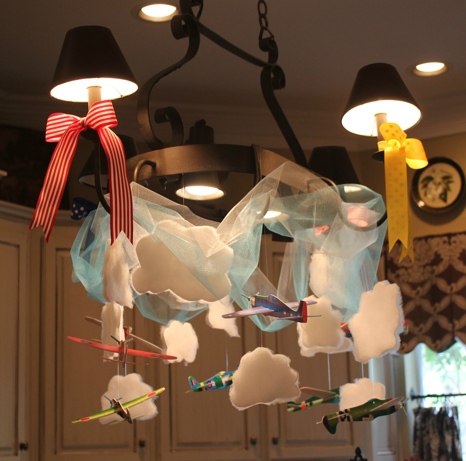 All the Trimmings airplane baby shower