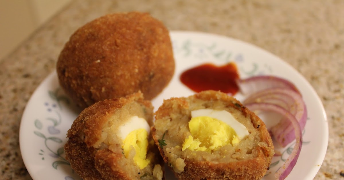 Aparna's Cookbook Dimer chop (Egg croquette)