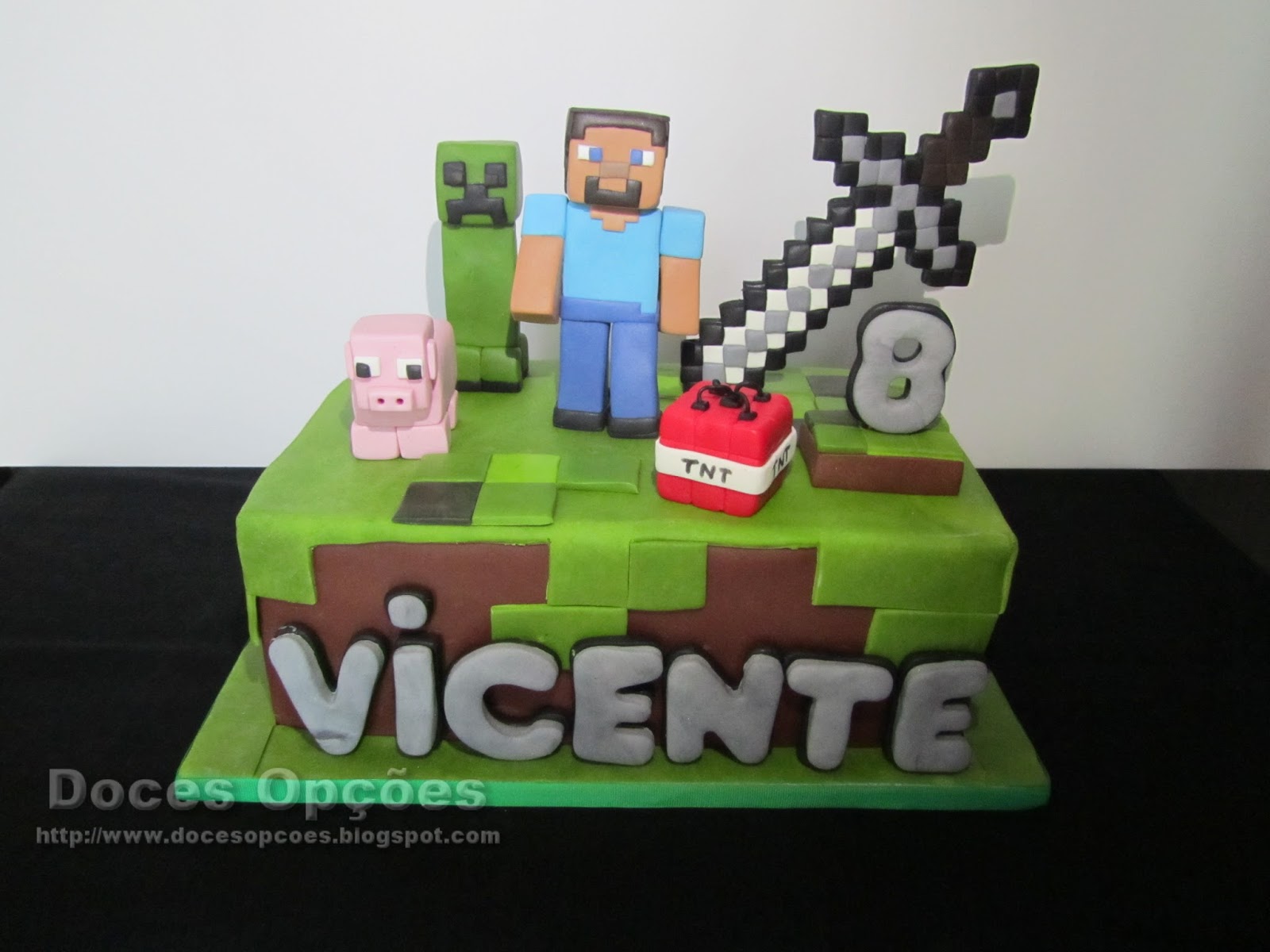 Minecraft  Bolo mine craft, Bolos de aniversário, Aniversario