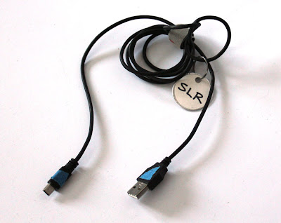 electronics cord with tag