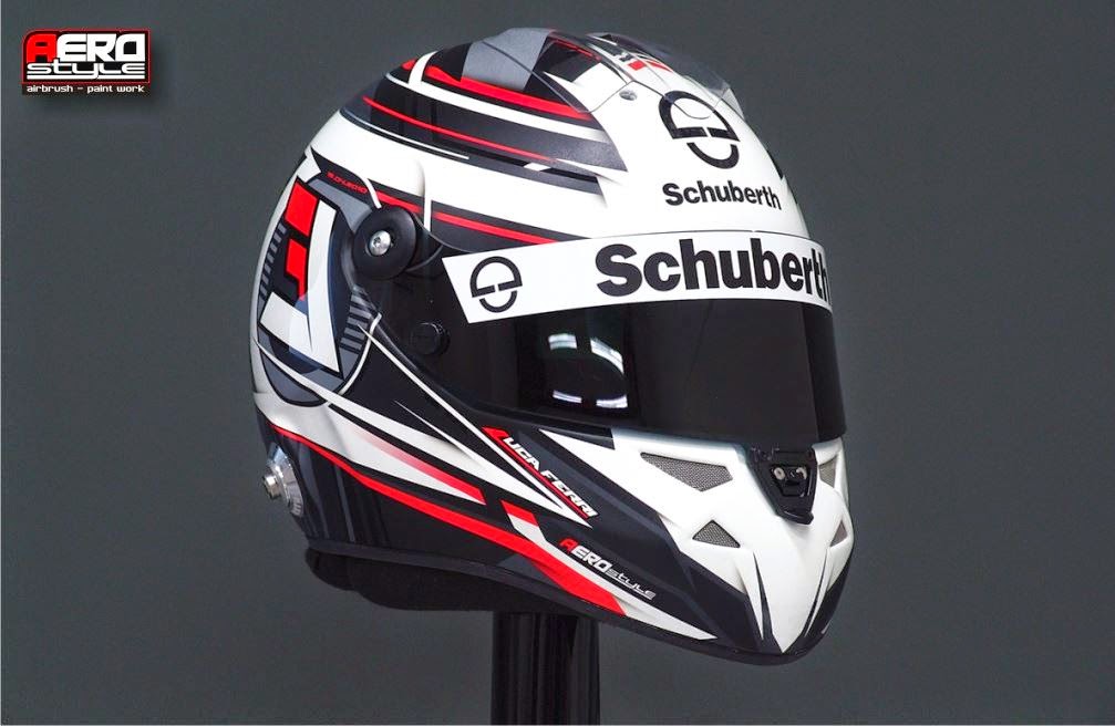 Racing Helmets Garage Schuberth SF1 L.Ferri 2014 by Aerostyle Aerografie