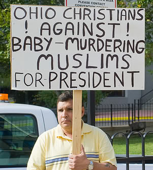Placard, Sign, Protester, Silly, Bigot, Bigotry, Freedom of speech, Rights