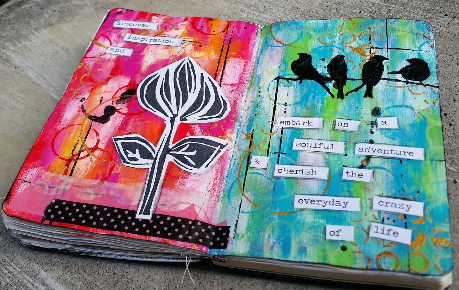 Mini Moleskine Art Journal Page 2