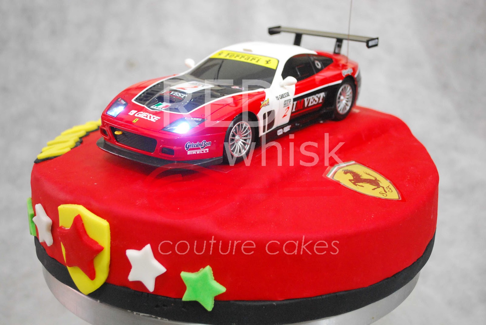 RED whisk Couture Cakes: Ferrari Cake