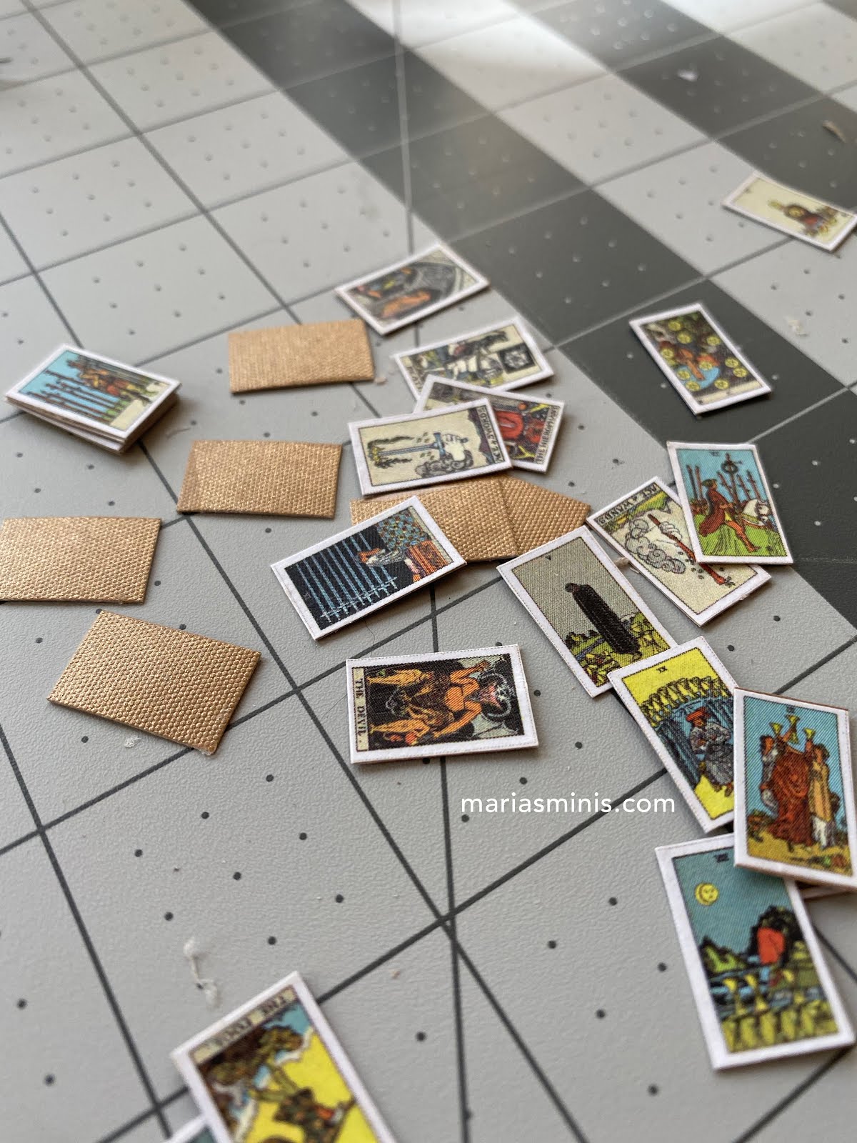 Miniature Tarot Deck Free Printable