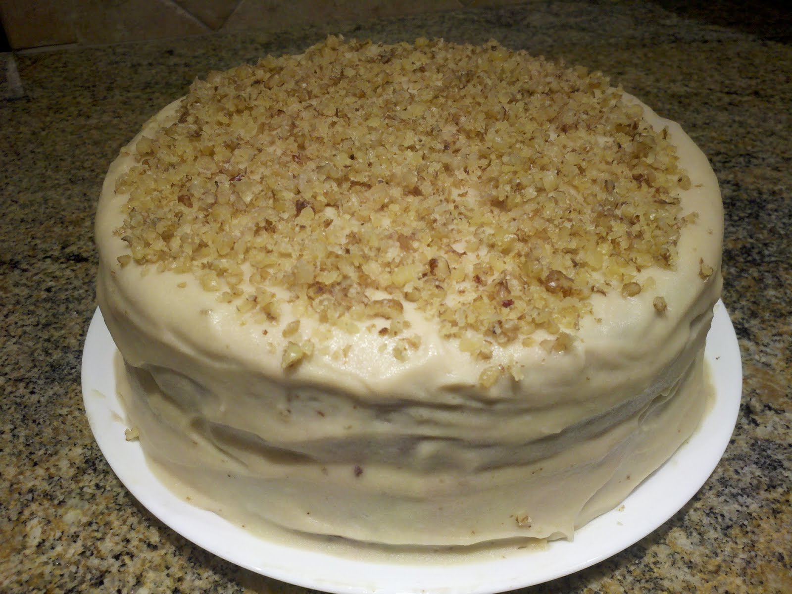 I'll take some of that... Carrot Cake with Coconut Cream Frosting (Vegan)
