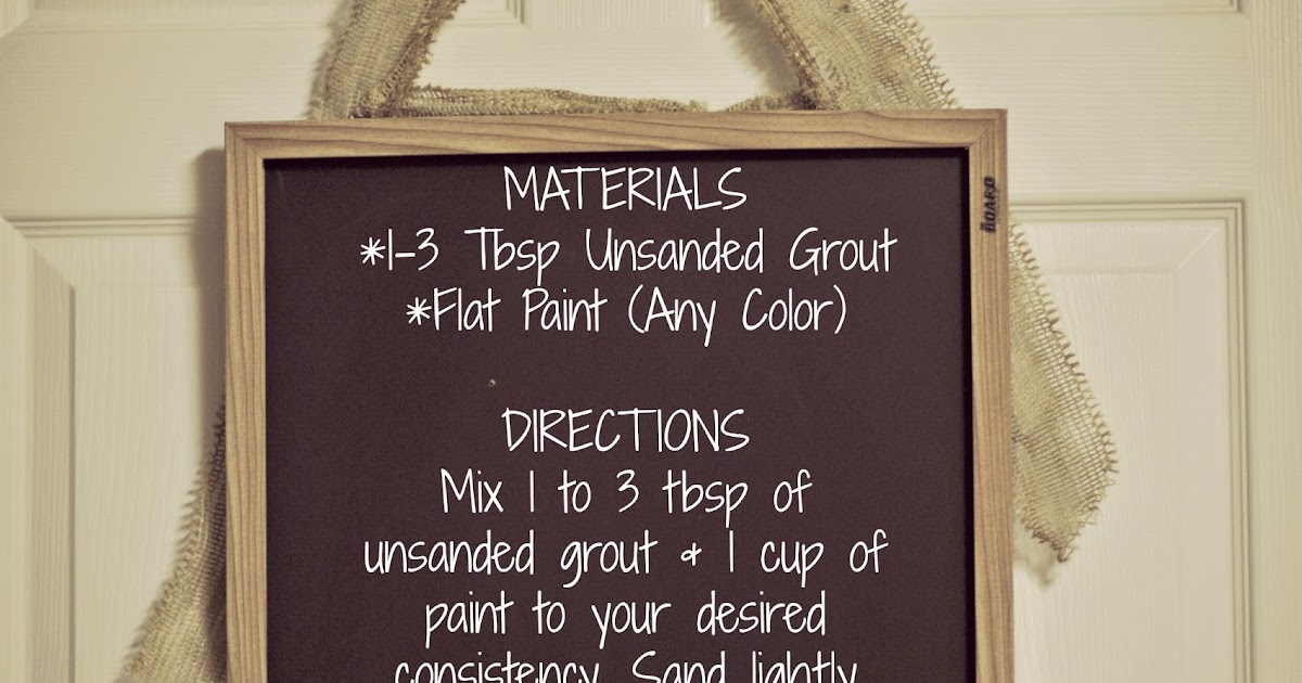 Home by Ally Homemade chalk paint!