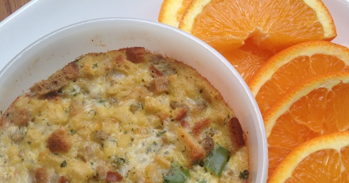 menu managed Sausage and Egg Stuffing Breakfast Cups