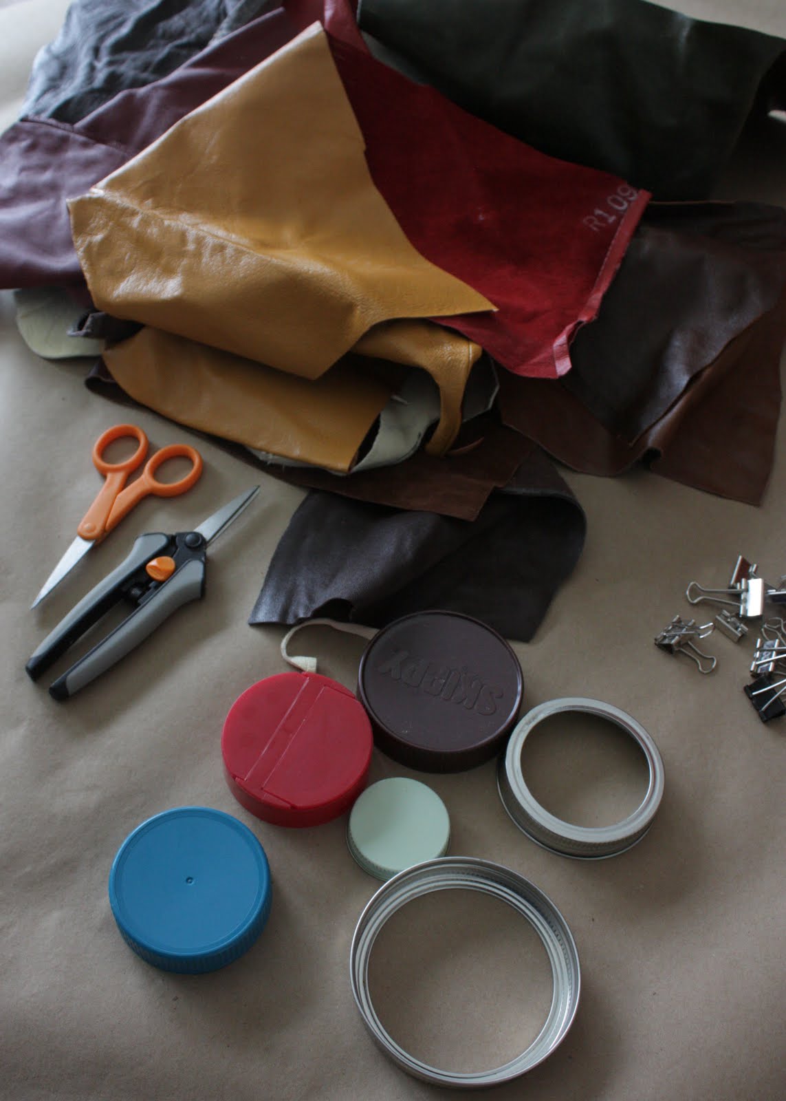 lil fish studios leather mushrooms