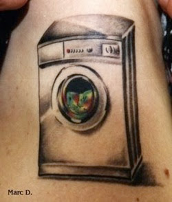 tatuaje de lavadora