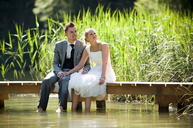 Wedding Dress And Rainboots "Trash The Dress" Photography Shoot