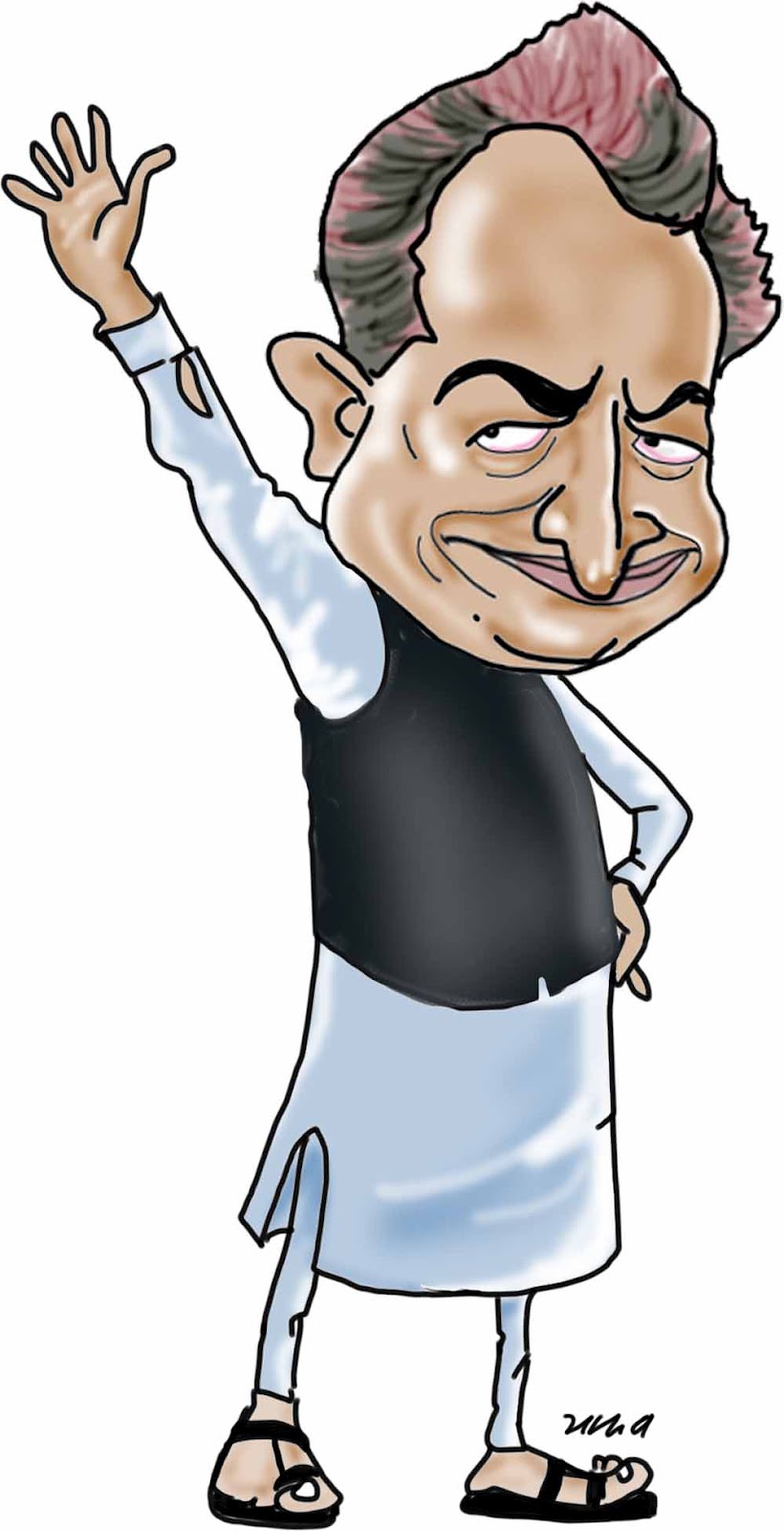 indian caricature ashok gehlot caricature, ashok gehlot
