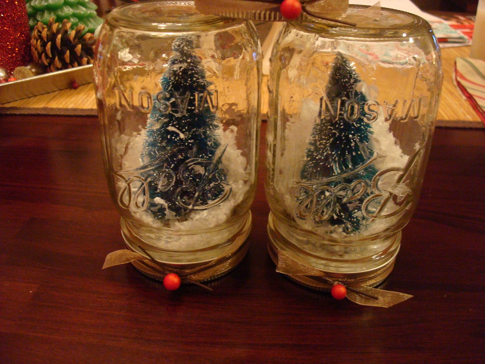 Dishing Up Design Homemade Snow Globes