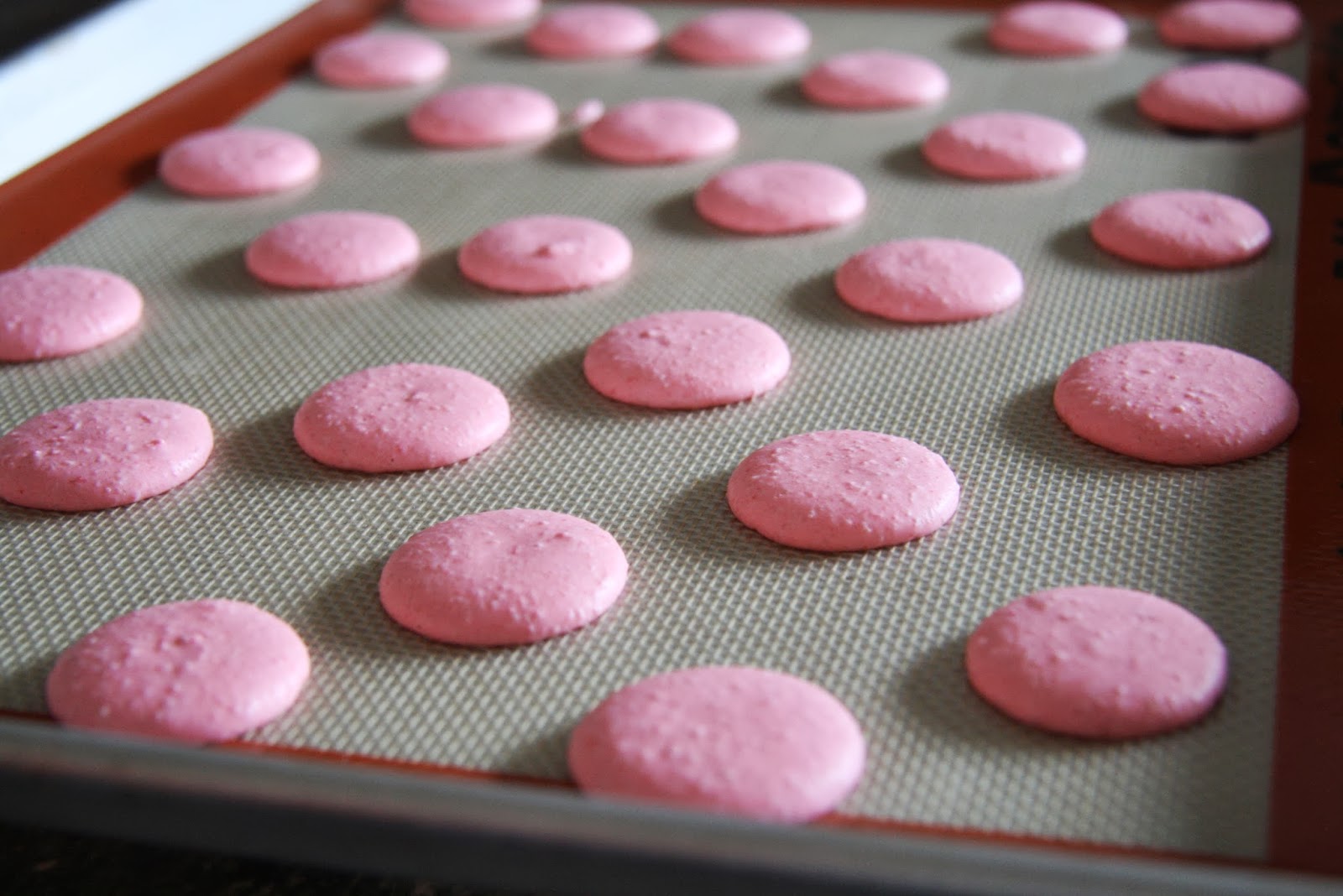 Step by Step Strawberry Balsamic Macaron Recipe Using Pierre Herme's
