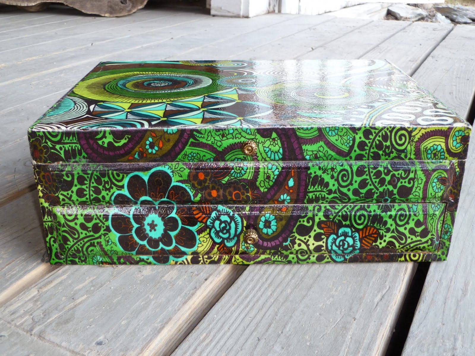 Silverware Box Now A Funky Jewel Box