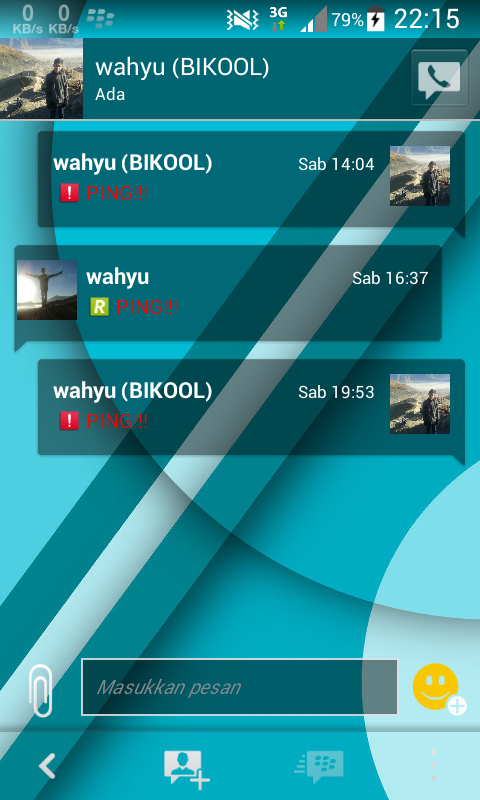 BBM Mod Transparant with floating main tab BBM Mod Transparant with floating main tab
