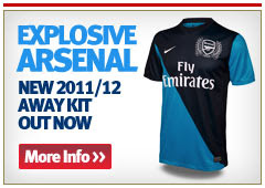 Arsenal away kit now on sale