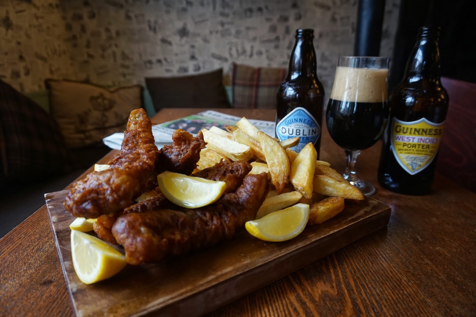 Cooking with booze Stoutbattered smoked haddock and chips recipe