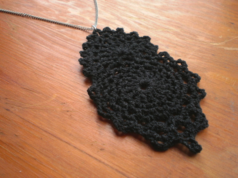 Crochet For Free Spanish Lace Crochet Pattern Necklace