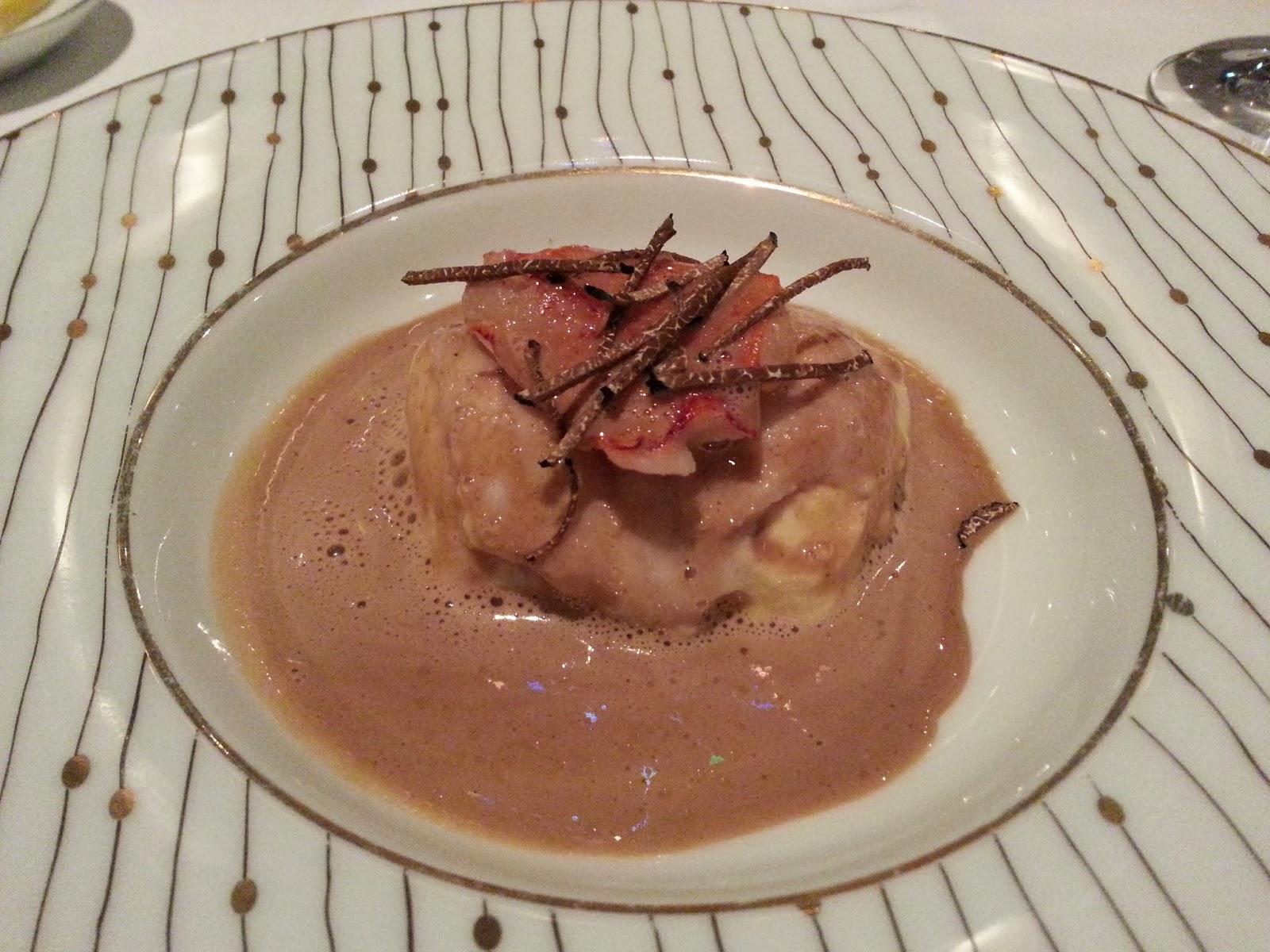 Fish with scallop mousse @ Chez Inno Tokyo Grant Atkins 2013