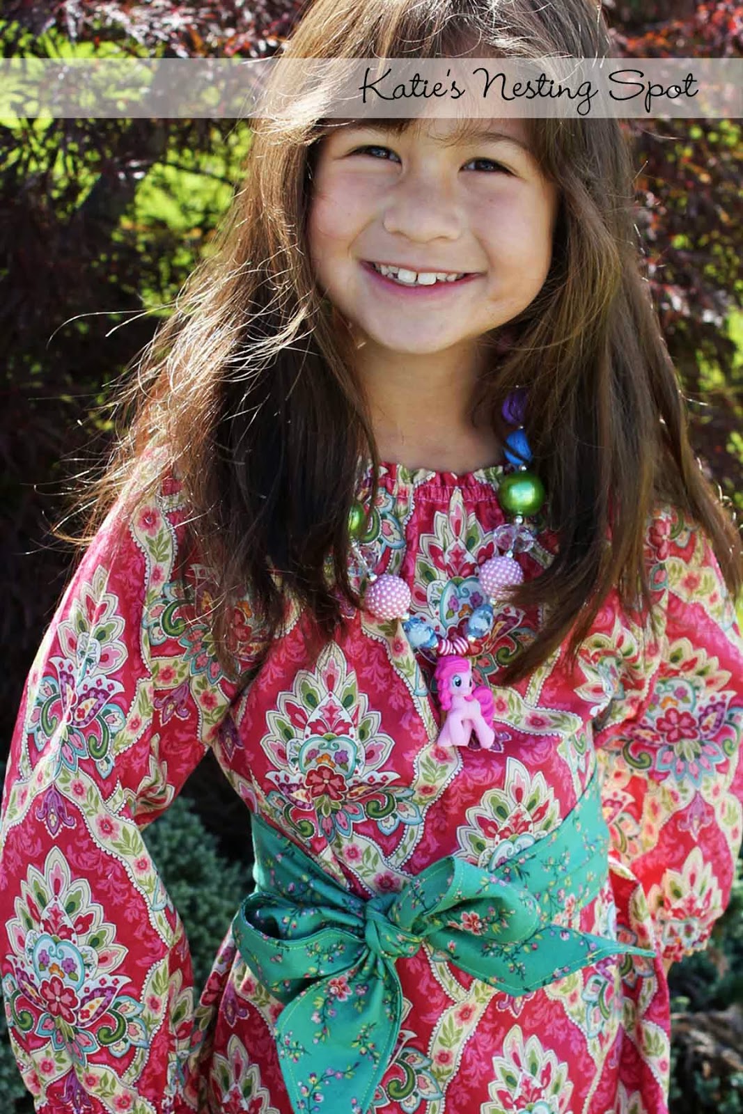 Katie's Nesting Spot A Sew Fierce Long Sleeve Peasant Dress