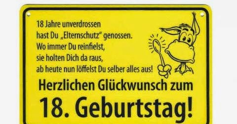 Lustige Geburtstagswünsche Sprüche Geburtstagssprüche 18