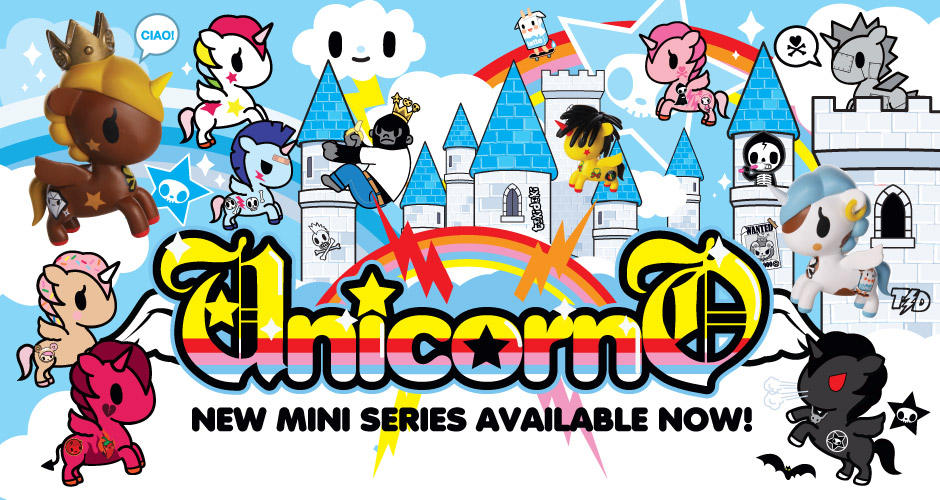 Lovetokidoki Unicorno's now available on Tokidoki website!