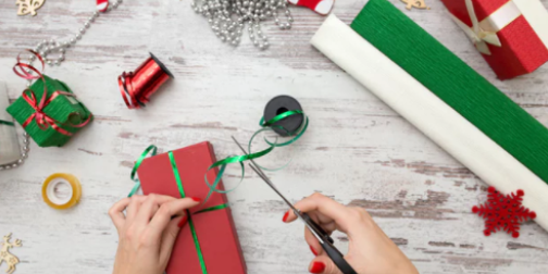Are the days of Christmas wrapping paper and cards over?