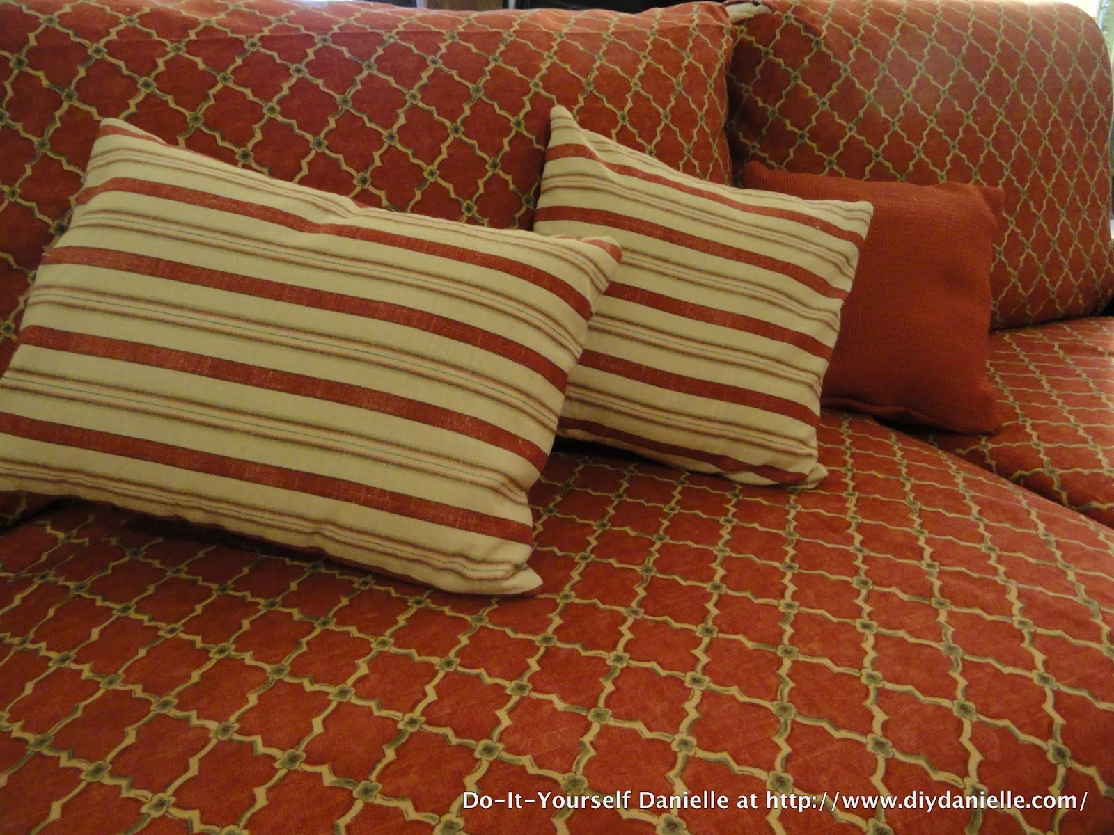 How to Sew an L Shaped Couch Cover DIY Danielle