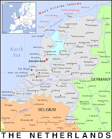 Map of The Netherlands