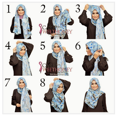 Gambar Tutorial Hijab Syar’i Gambar Tutorial Hijab Syar’i